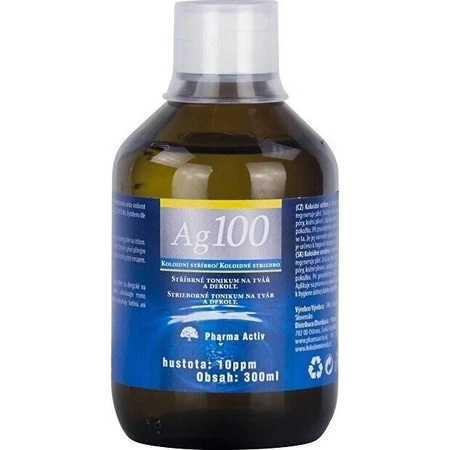 Pharma Activ Colloid Silver Ag100 1×300 мл, 10 ppm, колоїдне срібло: ціни та характеристики