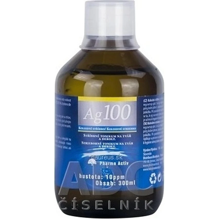 Pharma Activ Colloid Silver Ag100 1×300 мл, 10 ppm, колоїдне срібло: ціни та характеристики