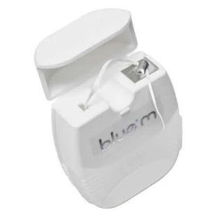 Вощеная зубная нить, 50 м, голубая M