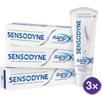 Sensodyne Зубная паста для чувствительных зубов Rapid 3 x 75 мл: цены и характеристики
