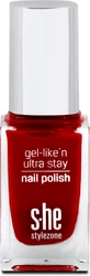 She stylezone color&style Gel-like'n ultra stay nail polish 322/340, 10 мл