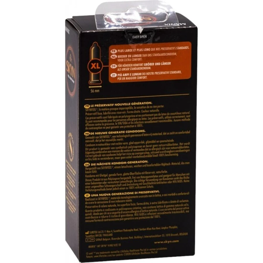 Manix Skyn King Size 1×10 шт, презервативы: цены и характеристики
