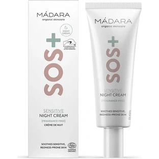 MÁDARA SOS+ SENSITIVE Непенящийся крем 1×70 мл, Непенящийся крем