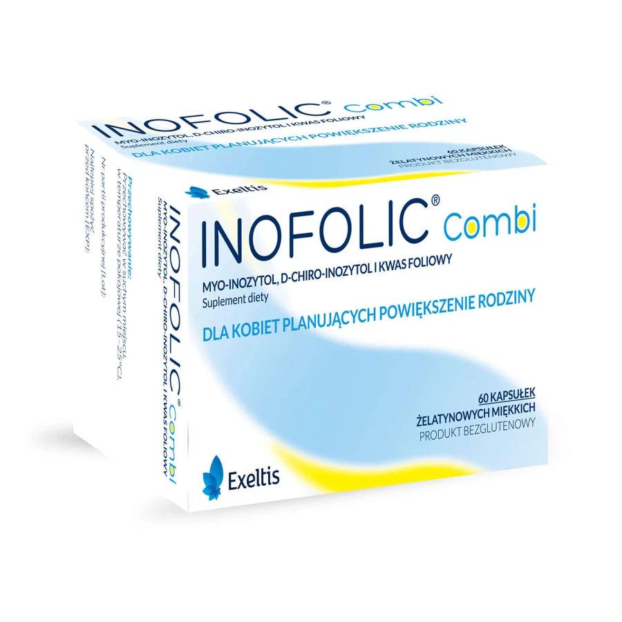 Інофолік Комбі Inofolic Combi Exeltis для жінок, які планують вагітність, 60 мікрокапсул: ціни та характеристики