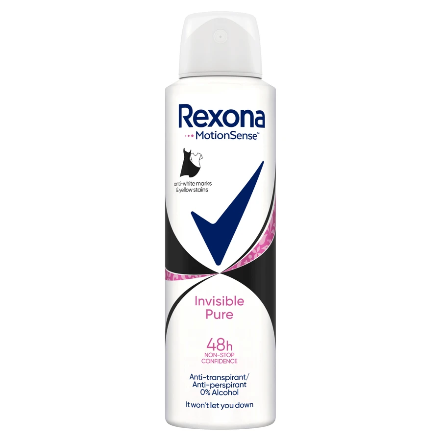 Rexona, антиперспірант-спрей, Invisible Pure, 150 мл: ціни та характеристики