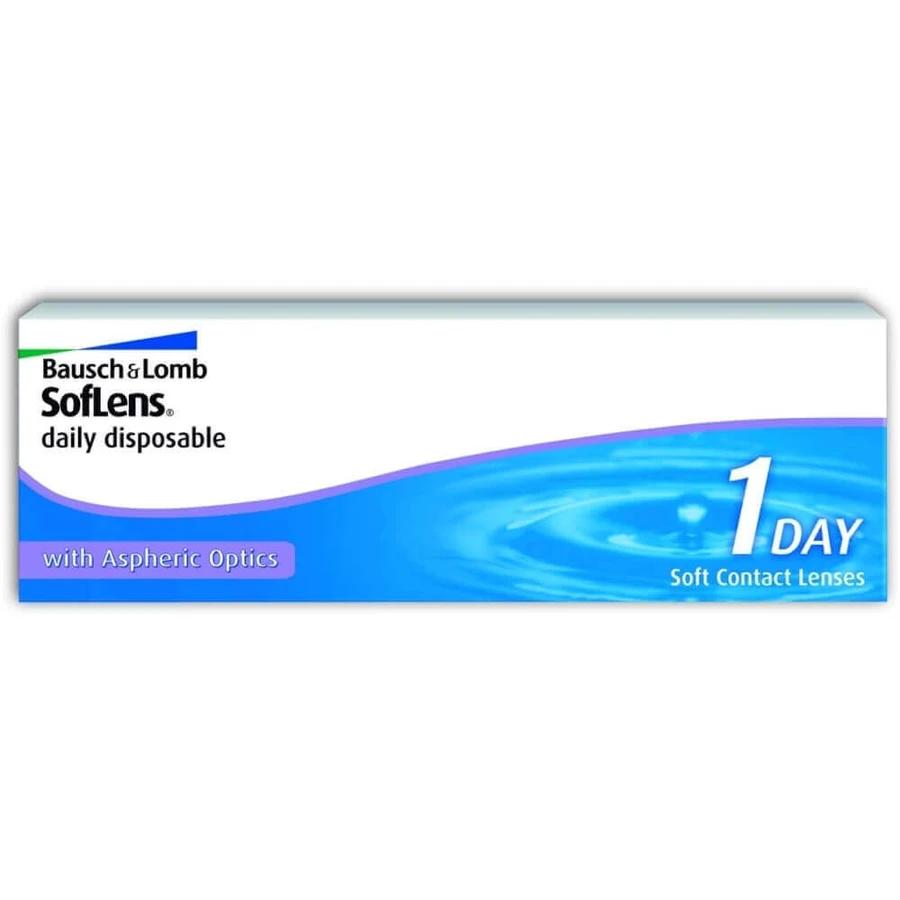 Одноразовые линзы, SofLens 1 Day, -03.50, 30 штук, Bausch Lomb: цены и характеристики
