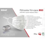 Респіратор з напівмаскою Bisaf BS3, 6-шаровий, клас FFP3, 1 штука: ціни та характеристики