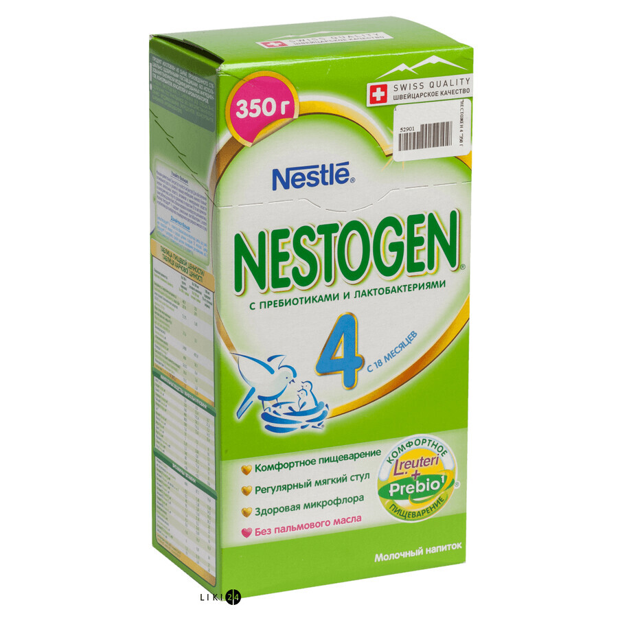 Суміш Nestle Nestogen 4 з 18 мiсяцiв 350 г: ціни та характеристики
