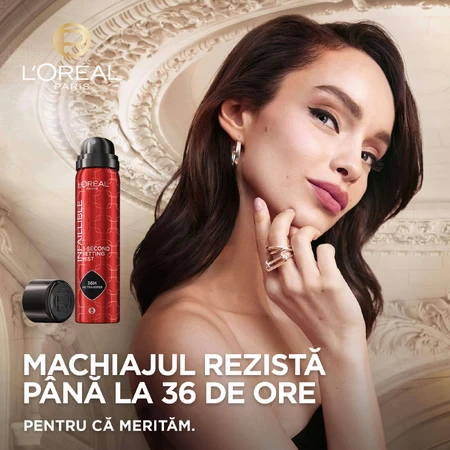 Спрей для фіксації макіяжу Infaillible 3 Second Makeup, 75 мл, Loreal Paris: ціни та характеристики
