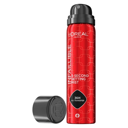 Спрей для фіксації макіяжу Infaillible 3 Second Makeup, 75 мл, Loreal Paris: ціни та характеристики
