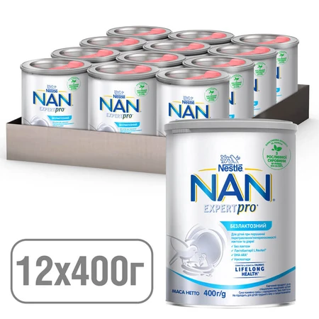Суміш Nestle NAN Безлактозний з народження 400 г: ціни та характеристики