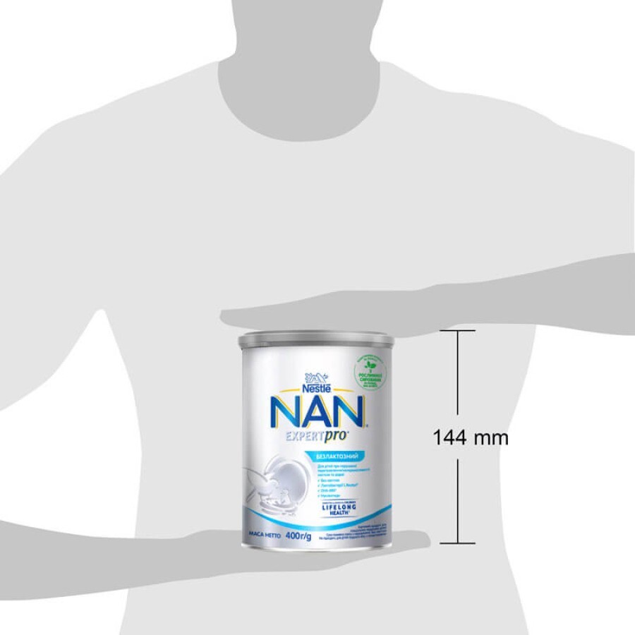 Смесь Nestle NAN Безлактозный с рождения 400 г: цены и характеристики