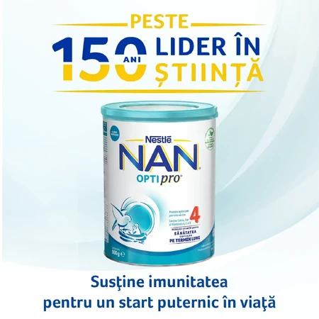 Молочна суміш преміум-класу Nan 4 Optipro, +2 роки, 800 г, Nestlé: ціни та характеристики