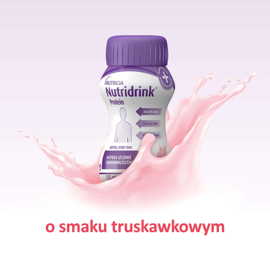 Протеїн Nutridrink зі смаком полуниці, 4 x 125 мл: ціни та характеристики