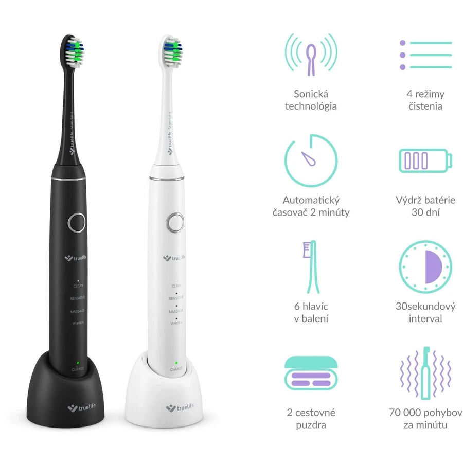 Звукові щітки TrueLife SonicBrush Compact Duo 2 шт.: ціни та характеристики