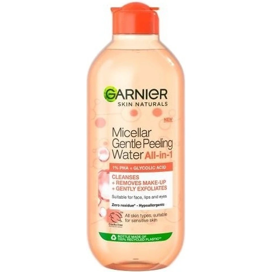 Garnier Мицеллярная вода с эффектом пилинга все-в-одном, 400 мл 1×400 мл, мицеллярная вода: цены и характеристики