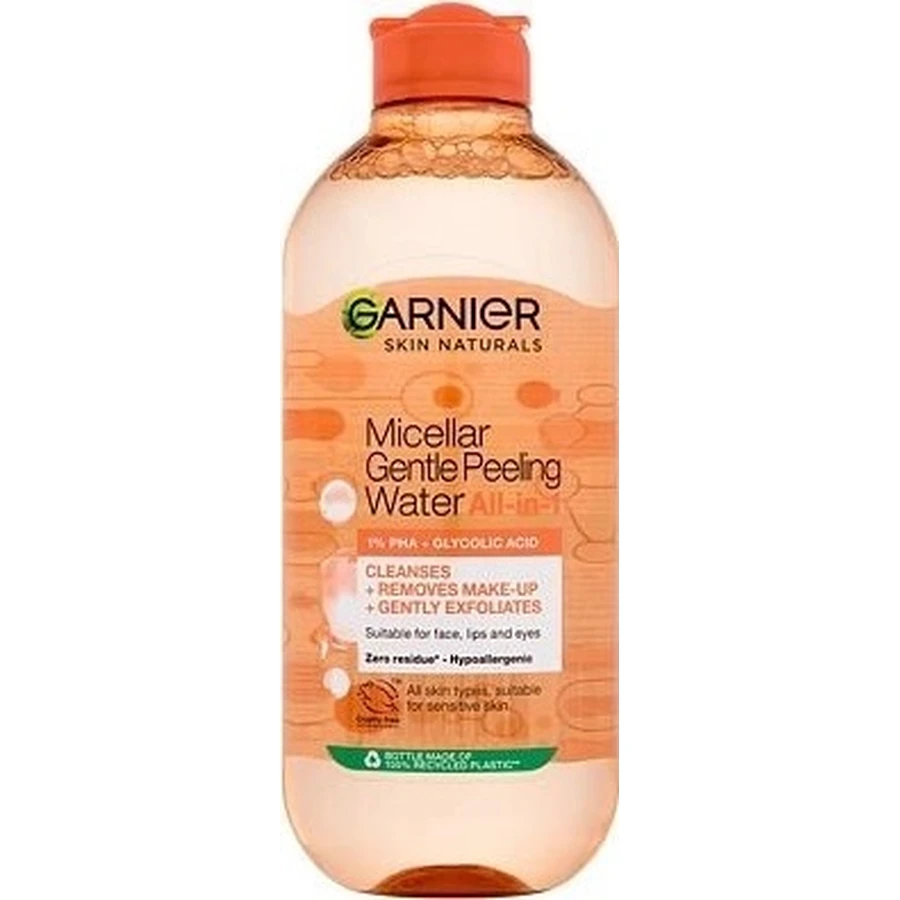 Garnier Мицеллярная вода с эффектом пилинга все-в-одном, 400 мл 1×400 мл, мицеллярная вода: цены и характеристики
