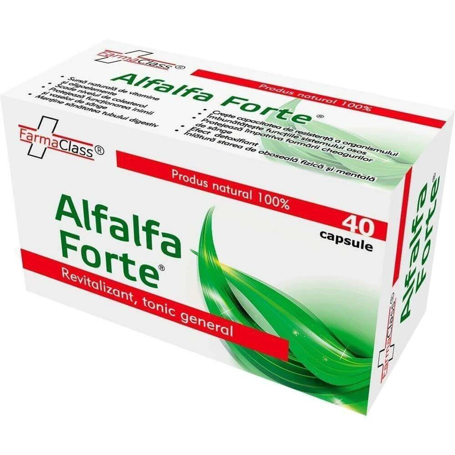 Люцерна Форте Farmaclass Alfalfa Forte, 40 таблеток: цены и характеристики
