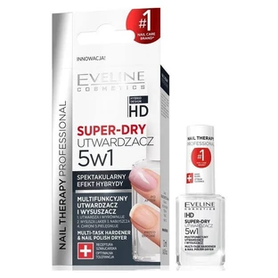 Top Coat Super Dry Nail Therapy Professional 5 в 1, 12 мл, Eveline Cosmetics