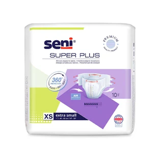 Seni Super Plus, підгузки Extra Small, 40-60 см, 10 шт.