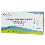 CorDx Influenza A/B + COVID-19/RSV Combo Ag, тест на антигены 4 вирусов, 1 штука: цены и характеристики