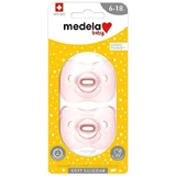 Пустушка MEDELA для дівчаток SOFT SILICONE Girl 1×2 шт.
