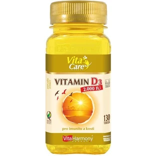 VitaHarmony Вітамін D3 2.000 МО (50 мкг) 130 твердих капсул