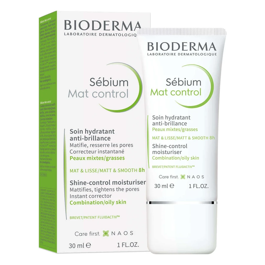 Крем для обличчя Bioderma Sebium Mat Control, 30 мл: ціни та характеристики