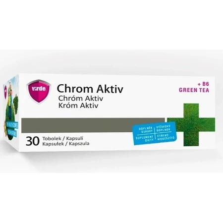 VIRDE CHROME ACTIV с зеленым аж 1×30 cps, пищевая добавка: цены и характеристики