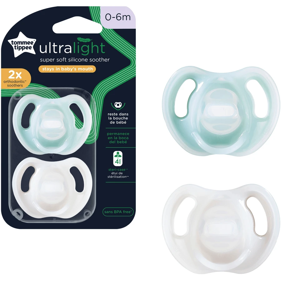 Tommee Tippee CTN Ультралегка соска 0-6м, 2 шт.: ціни та характеристики