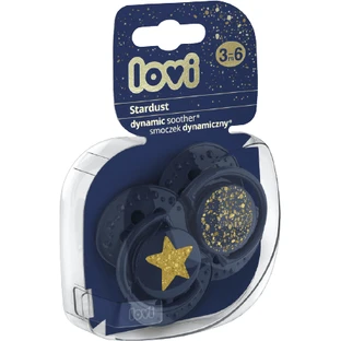 LOVI Stardust Dynamic Soother 3-6m 2 шт.