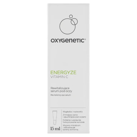 Oxygenetic Energyze Вітамін С, відновлююча сироватка для шкіри навколо очей, 15 мл: ціни та характеристики
