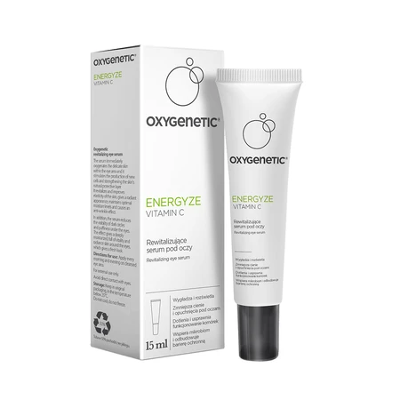 Oxygenetic Energyze Вітамін С, відновлююча сироватка для шкіри навколо очей, 15 мл: ціни та характеристики