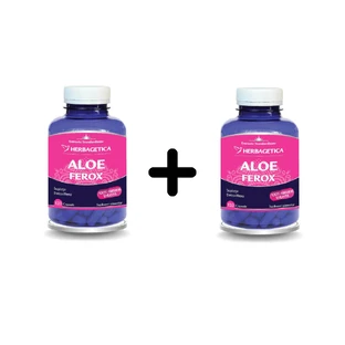 Алое Ферокс Herbagetica Aloe Ferox, 2 шт. x 120 капсул