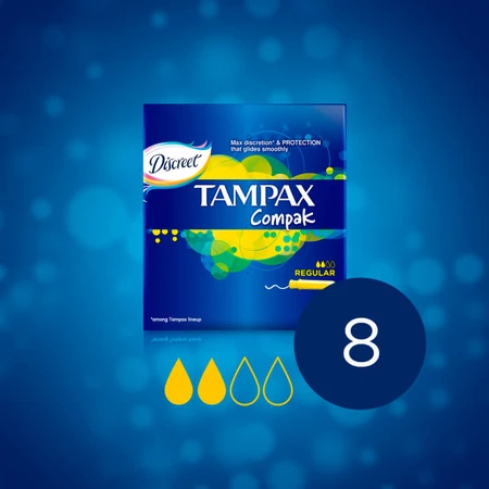 Тампони Tampax Compak Regular Duo c аплікатором 16 шт : ціни та характеристики