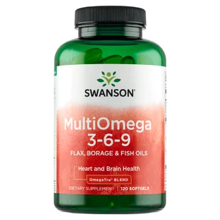 Swanson MultiOmega 3-6-9, 120 капсул