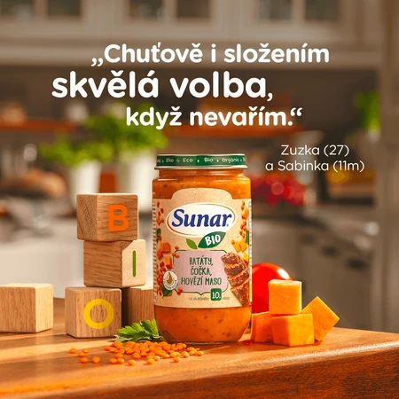 Sunar Organic овощи, макароны, курица 12м+, 235 г: цены и характеристики