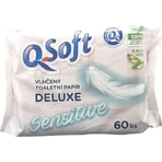 Q Soft Влажная туалетная бумага Sensit. Deluxe 1×60 шт, увлажненная туалетная бумага: цены и характеристики