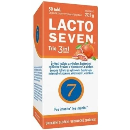 Vitabalans LACTOSEVEN TRIO 3 в 1 1×50 табл, харчова добавка: ціни та характеристики