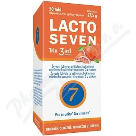 Vitabalans LACTOSEVEN TRIO 3 в 1 1×50 табл, харчова добавка: ціни та характеристики