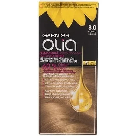 Набір для перманентної фарби для волосся Garnier Olia 8.0 Blond 1×1, перманентна фарба для волосся: ціни та характеристики