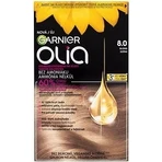 Набір для перманентної фарби для волосся Garnier Olia 8.0 Blond 1×1, перманентна фарба для волосся: ціни та характеристики