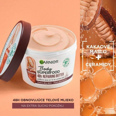 Garnier Body Superfood Cocoa Крем для тела с маслом какао 380 мл: цены и характеристики