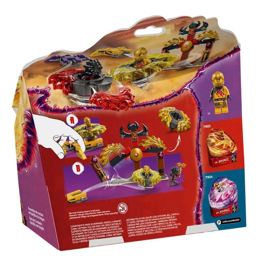 Набір для боротьби з драконами Spinjitzu Ninjago, 6 років+ 71826, Lego: ціни та характеристики