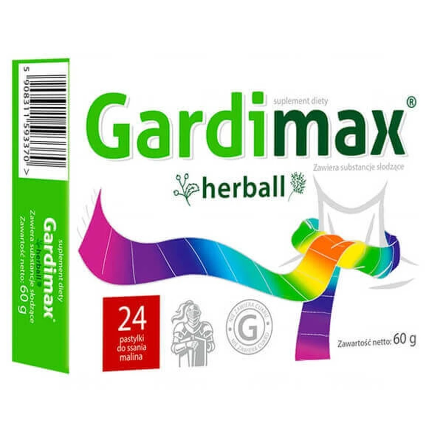 Гардимакс Гербал Tactica Gardimax Herball вкус малины, 24 пастилки: цены и характеристики