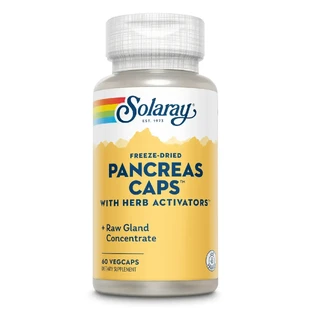 Pancreas Caps Solaray, 60 капсул, Secom