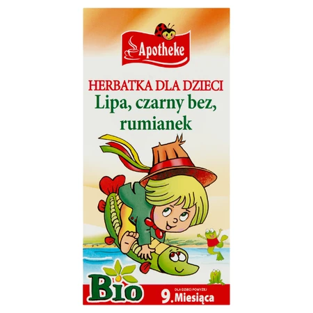 Аптека Липа та Ромашка Біо, чай для дітей від 3 років, 1,5 г х 20 пакетиків: ціни та характеристики