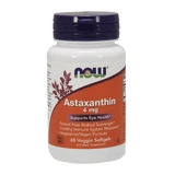 Now Foods Astaxanthin, астаксантин 4 мг, 60 вегетаріанських капсул