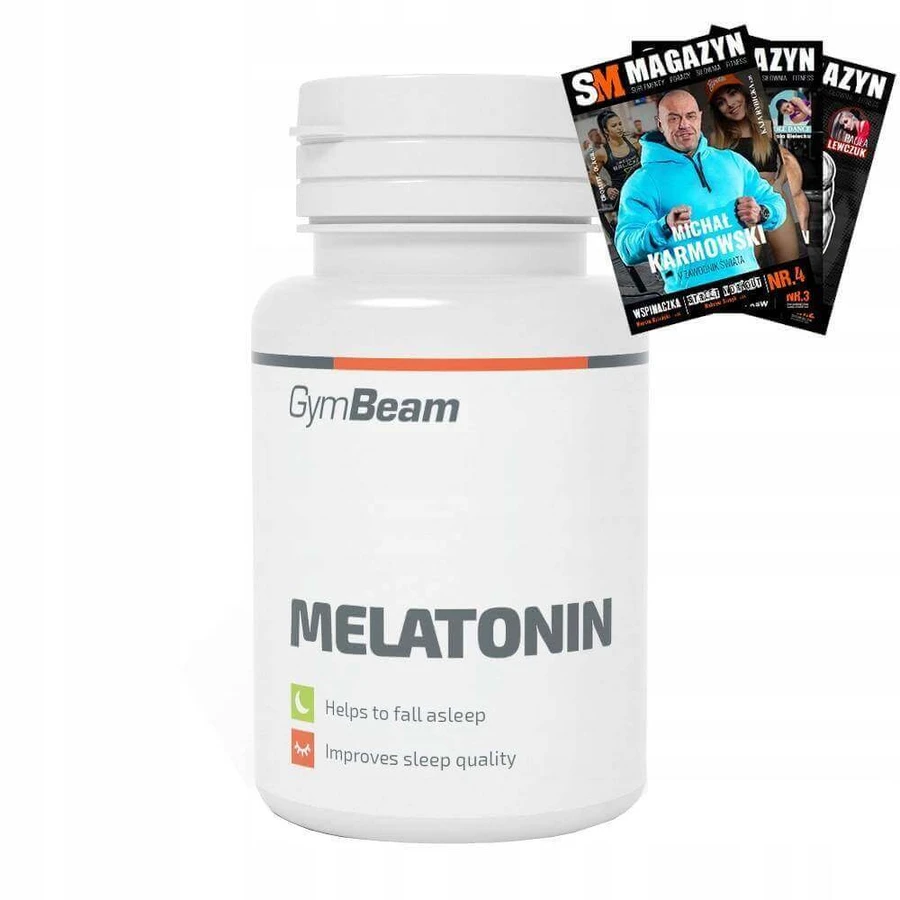 Gymbeam мелатонін 120tbl 1×120 таблеток: ціни та характеристики