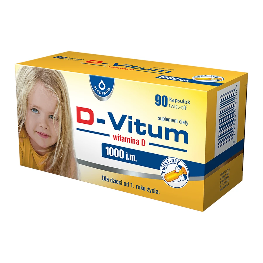 Д-Вітум Д Oleofarm D-Vitum D 1000 МО, 90 капсул: ціни та характеристики
